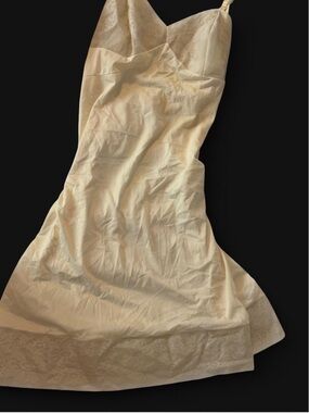 Women's Lace-Trim Slip Dress in Ivory